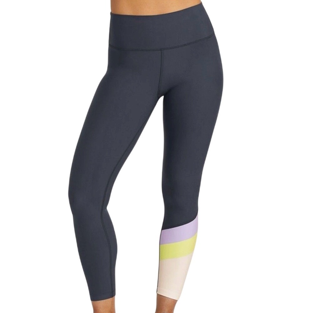 Peloton Colorblock Stripe High Rise 7/8 Leggings Women's Large